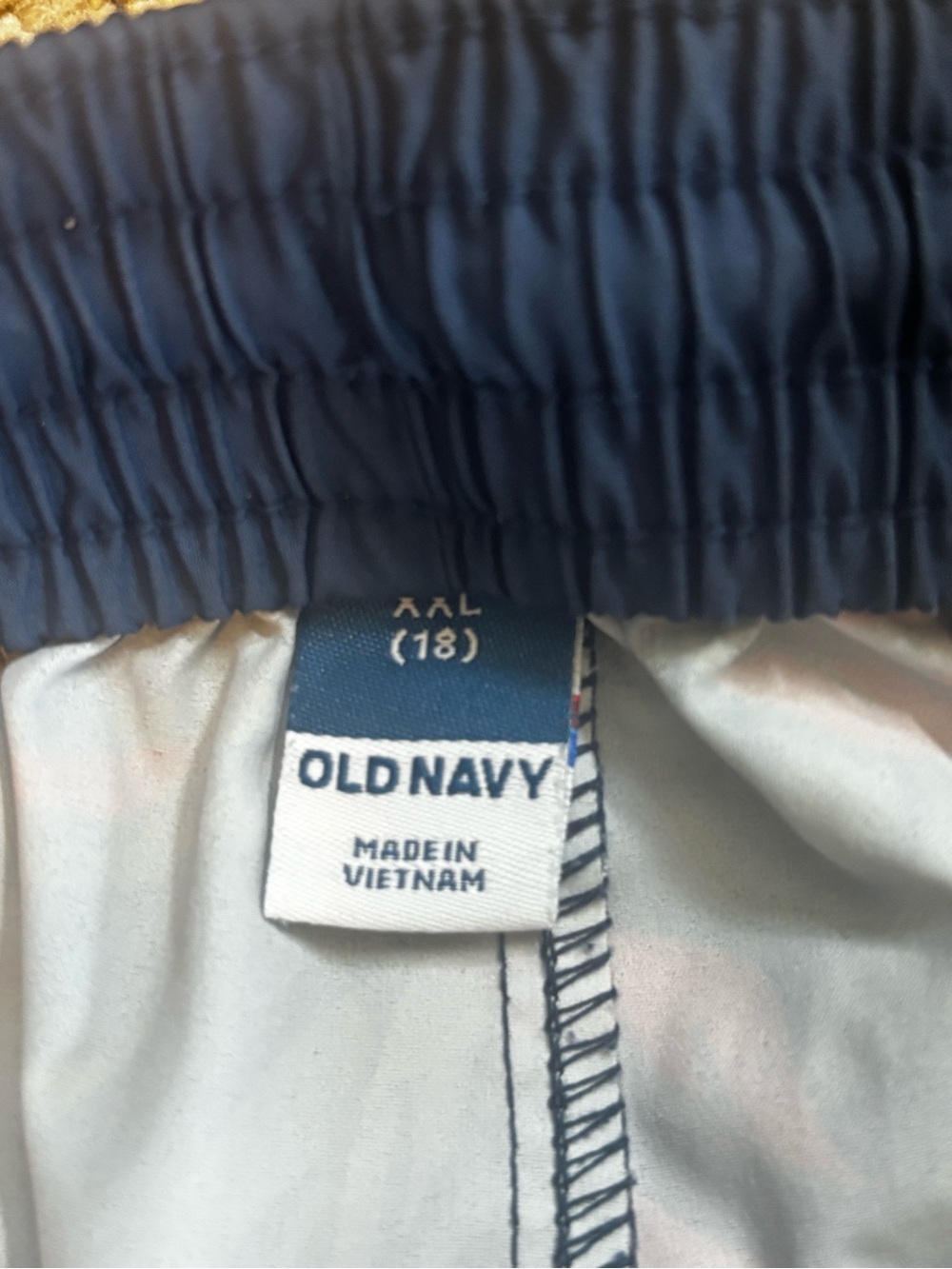 Old Navy Boys XXL 18 Tropical Palm Print Swim Trunks Board Shorts Beach Vacation - Picture 3 of 6